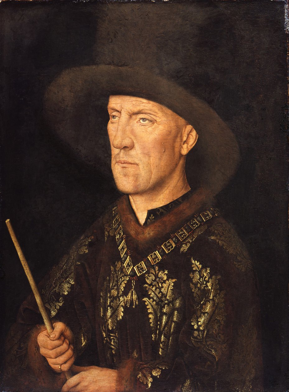 Baudouin de Lannoy portréja, 1435 körül alkotó: Jan van Eyck