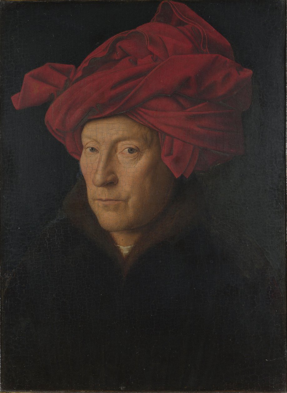 Férfi portréja, önarckép, 1433 alkotó: Jan van Eyck