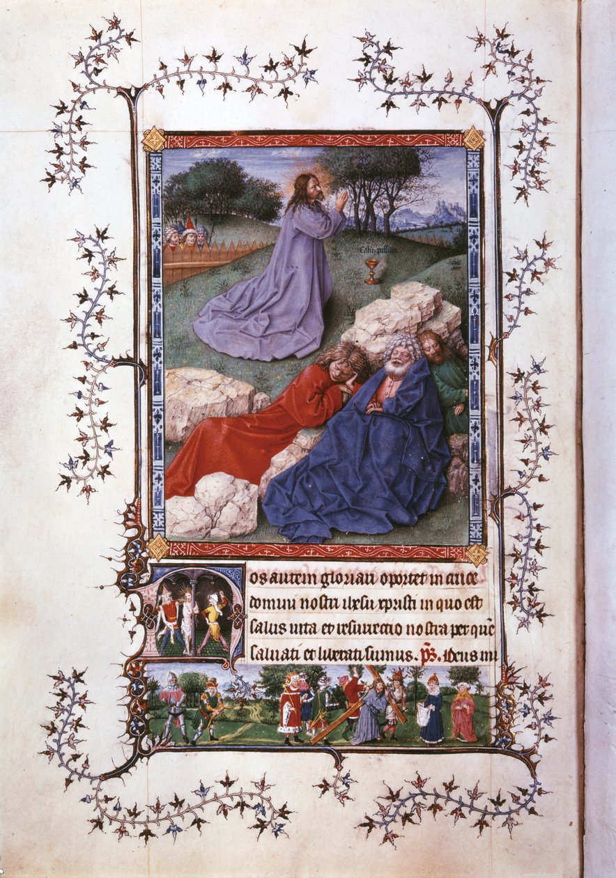 Imádság az Olajfák hegyén alkotó: Jan van Eyck