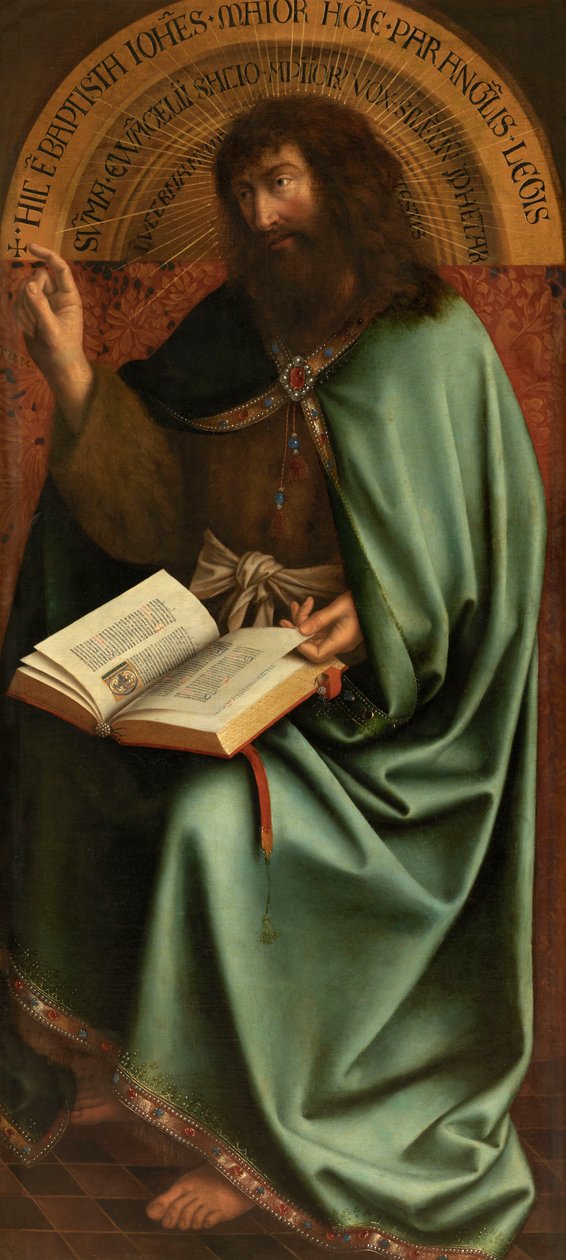 Keresztelő Szent János alkotó: Jan van Eyck