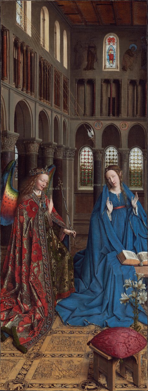Az Annunciáció alkotó: Jan van Eyck