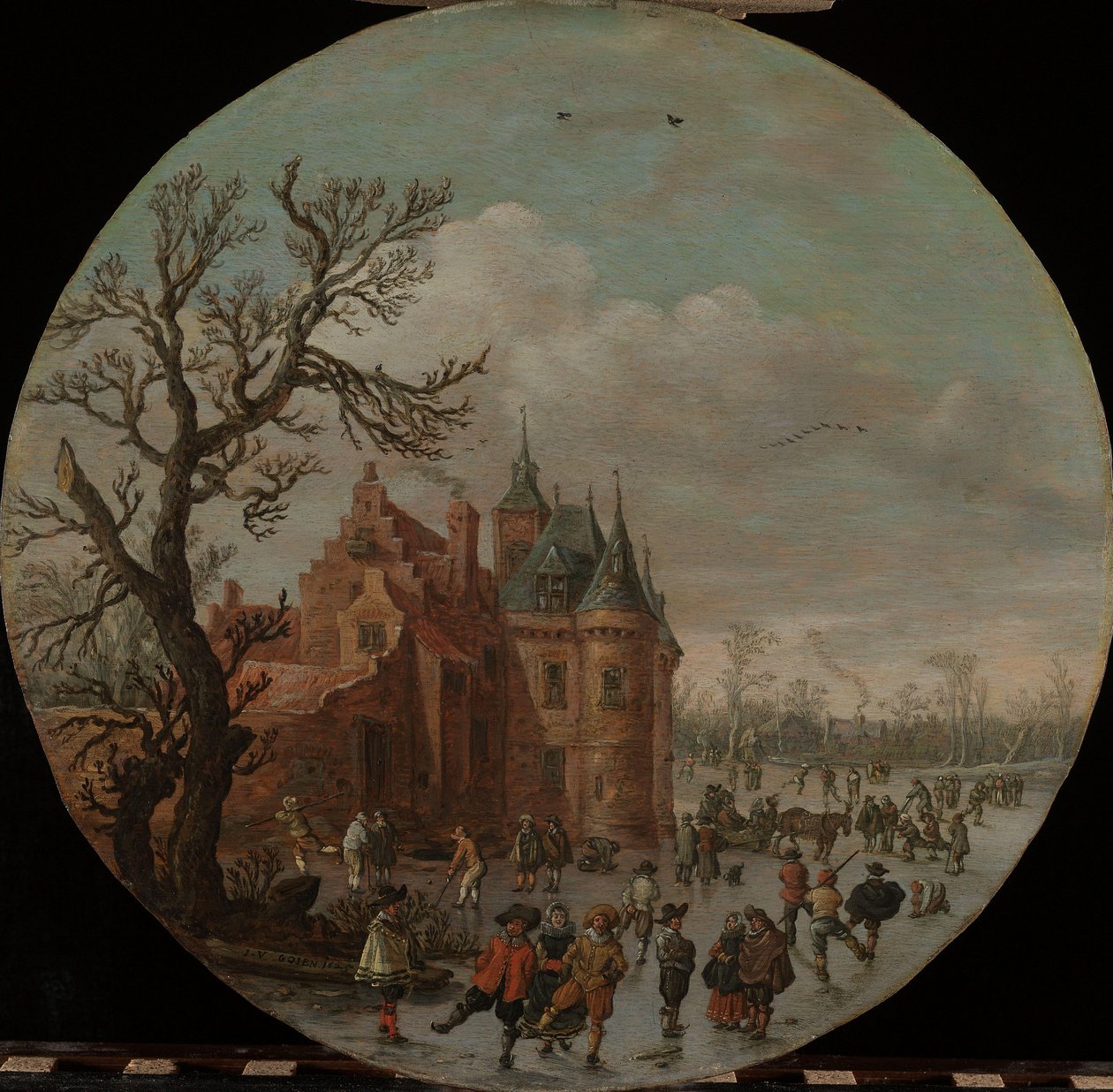 Téli alkotó: Jan van Goyen (signed by artist)