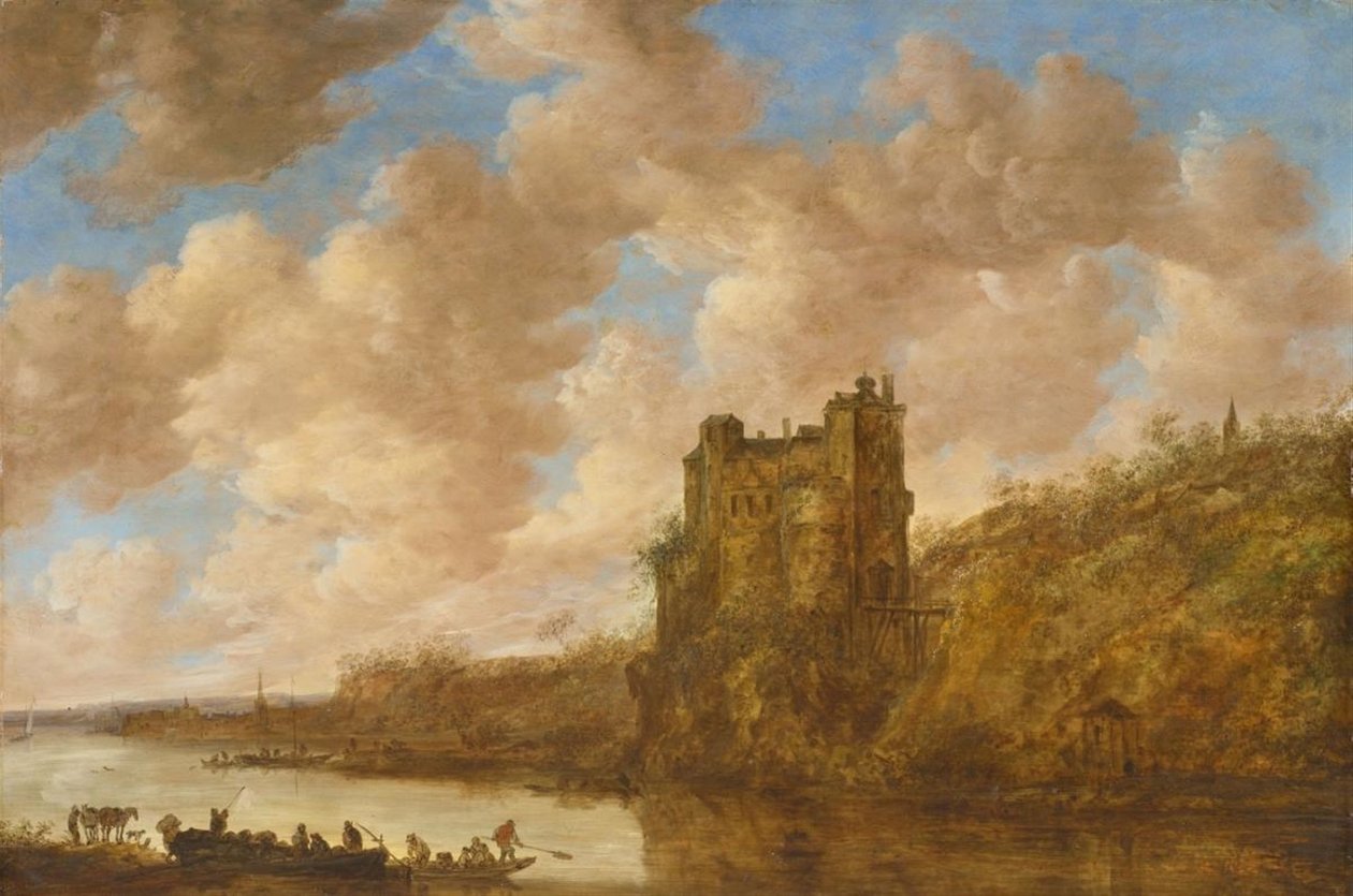 Nagy kastély alkotó: Jan van Goyen