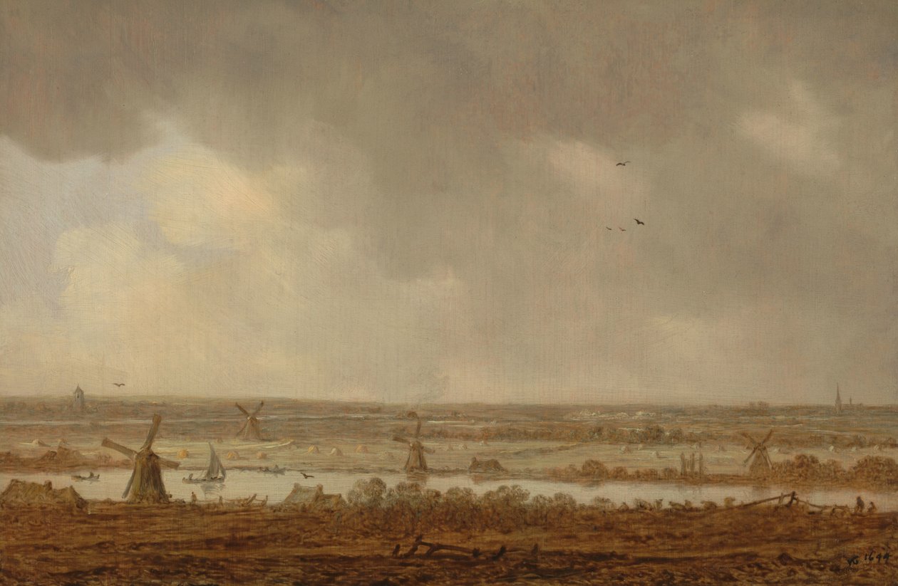 Polder táj alkotó: Jan van Goyen