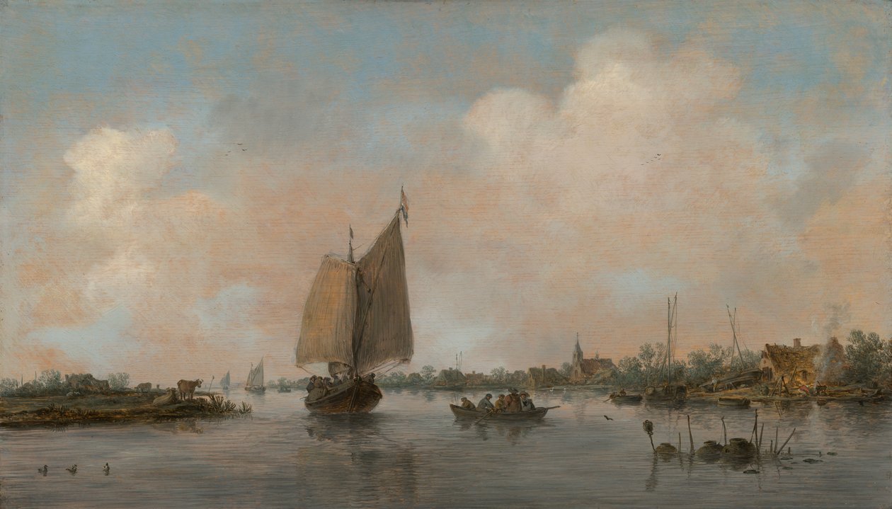 Riverview alkotó: Jan van Goyen