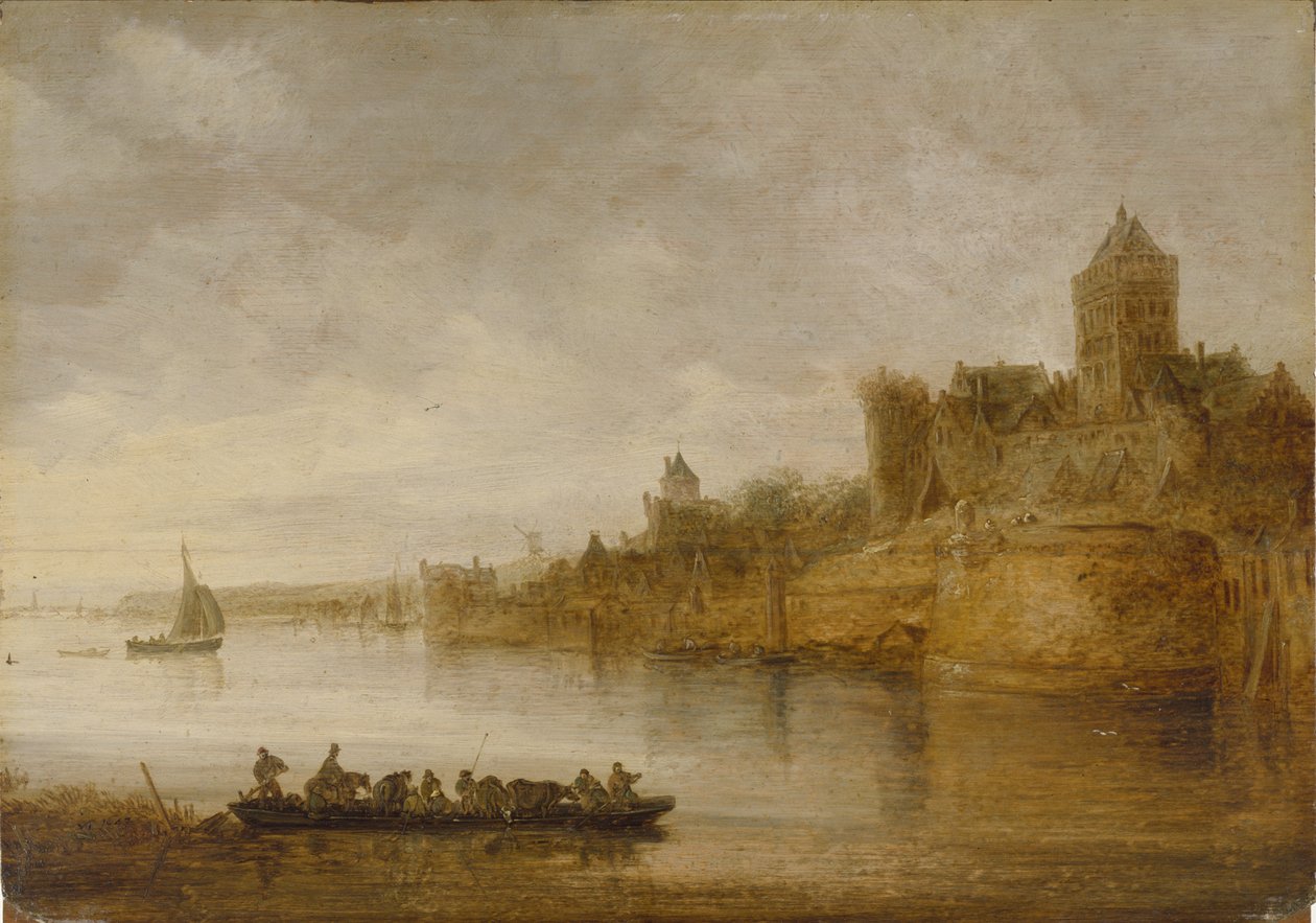 Nijmegen középkori városfalai alkotó: Jan van Goyen