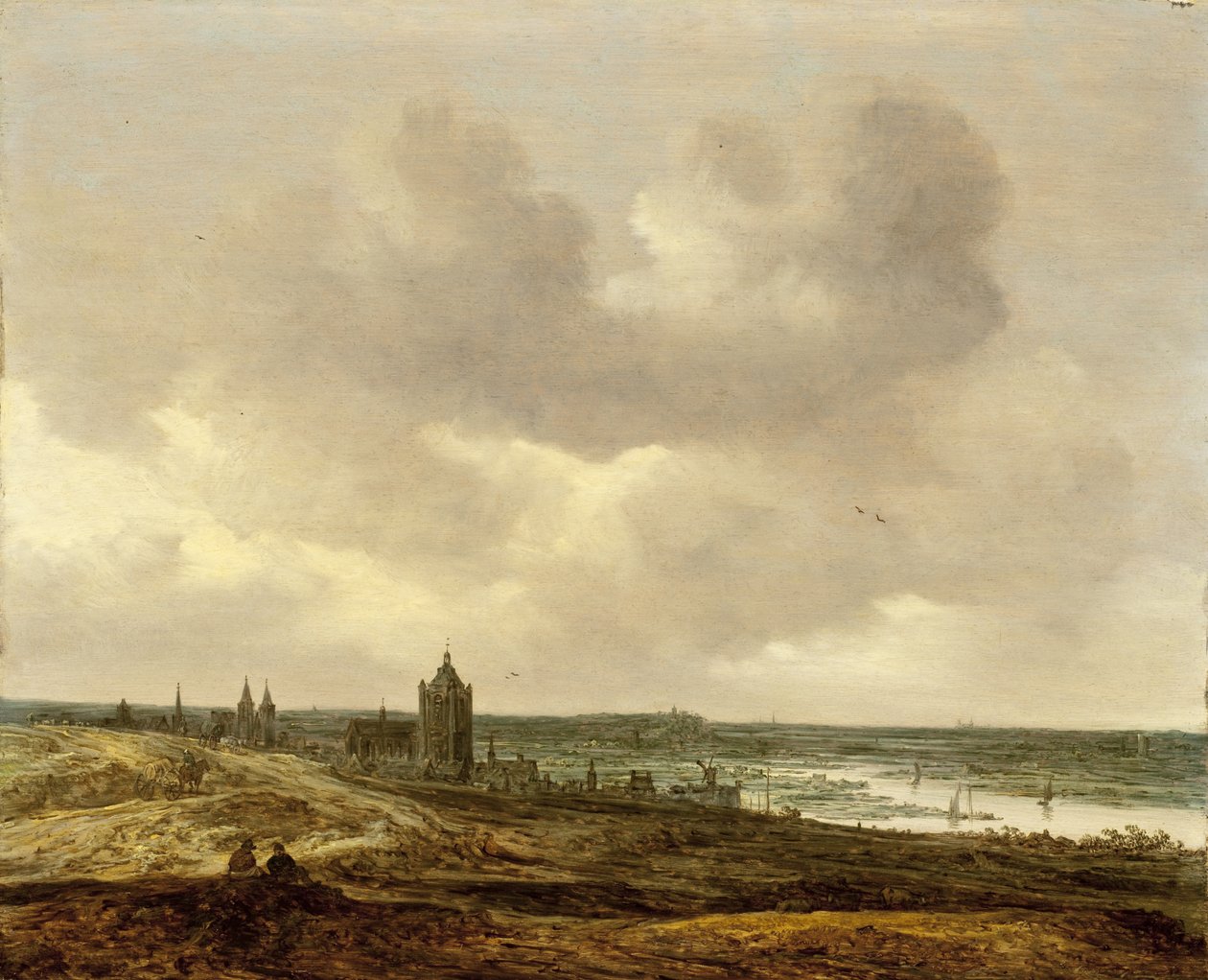 Arnhem látképe alkotó: Jan van Goyen