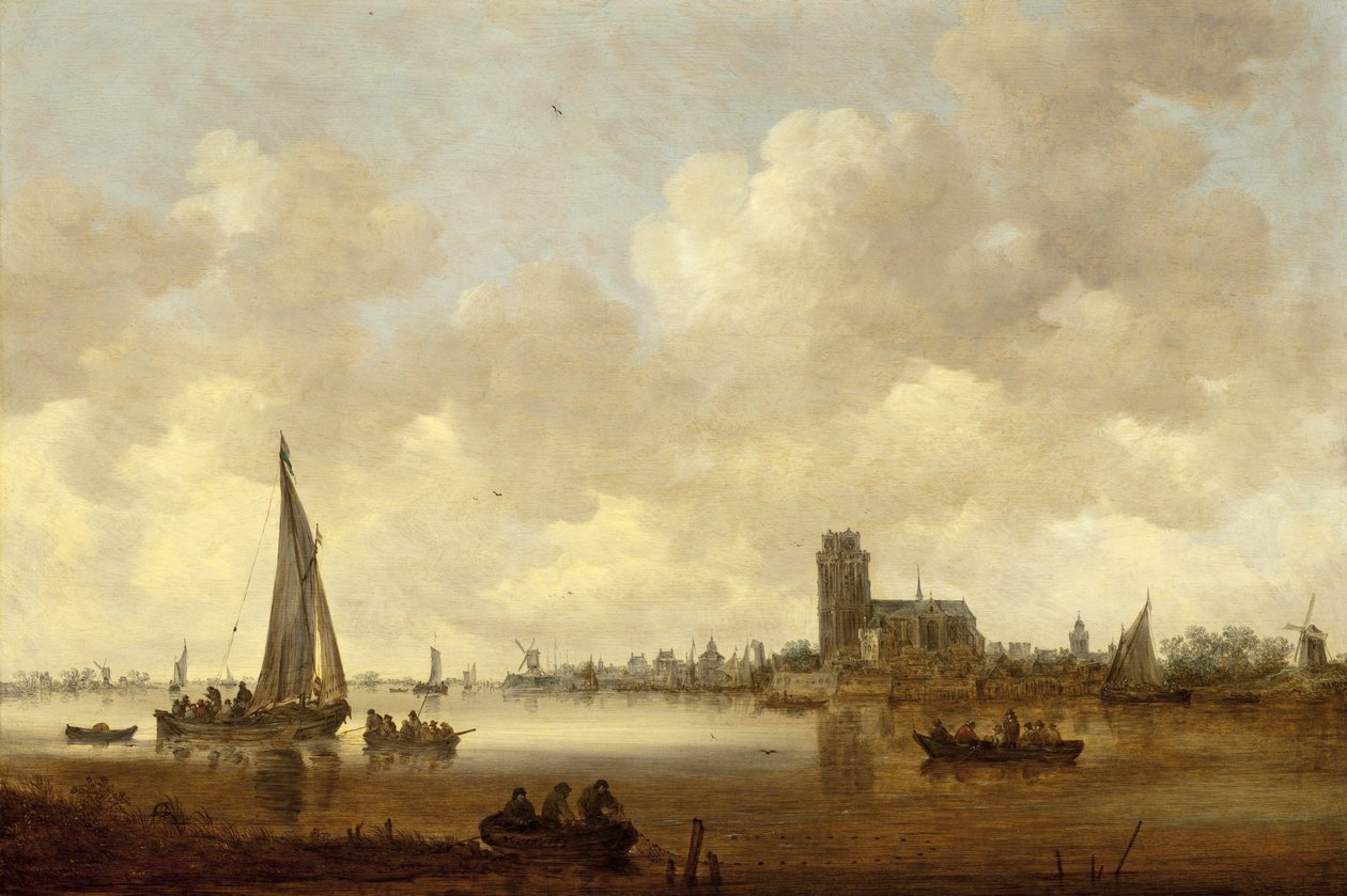 Kilátás Dordrechtre alkotó: Jan van Goyen