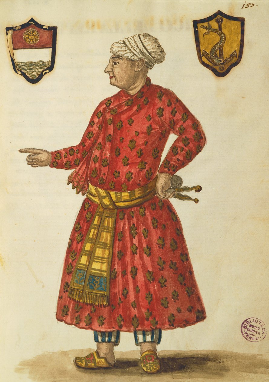 Antonio Manunzio a Mogul régióban, Jan Van Grevenbroeck, metszet alkotó: Jan van Grevenbroeck