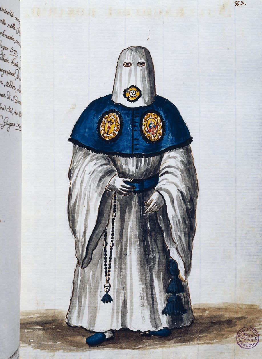 A rózsafüzér választójogi főkonfraterenciája, amelyet a velencei Szentlélek nővérek templomában alapított, II. kötet, f 87, Giovanni di Grevenbroich vagy Grevenbroich (1731-1807) alkotó: Jan van Grevenbroeck