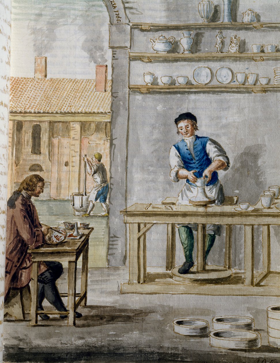 Geminianus Cozzi porcelángyár a velencei San Giobbe-ban alkotó: Jan van Grevenbroeck