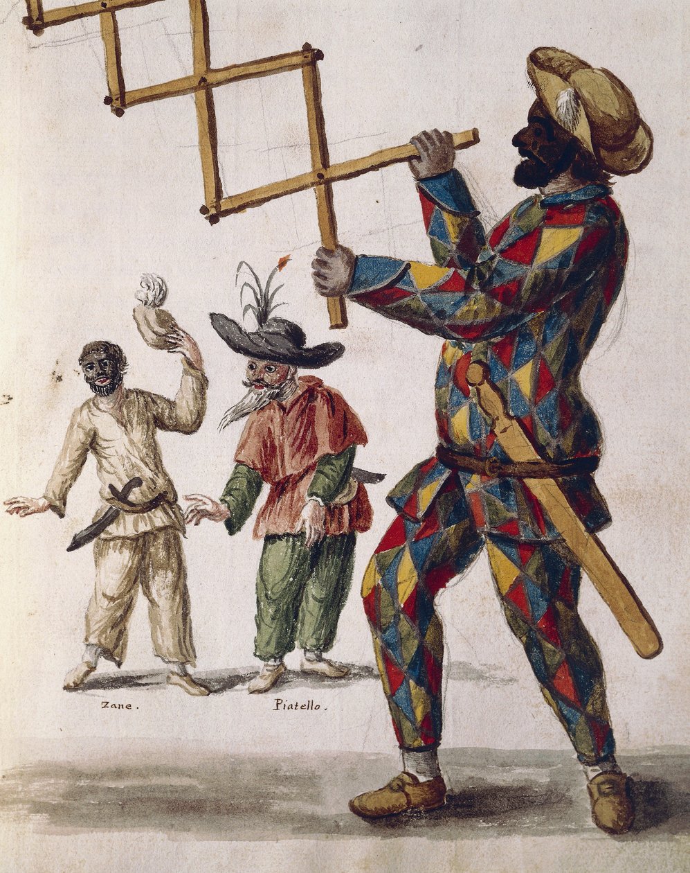 Harlekin, Commedia dell