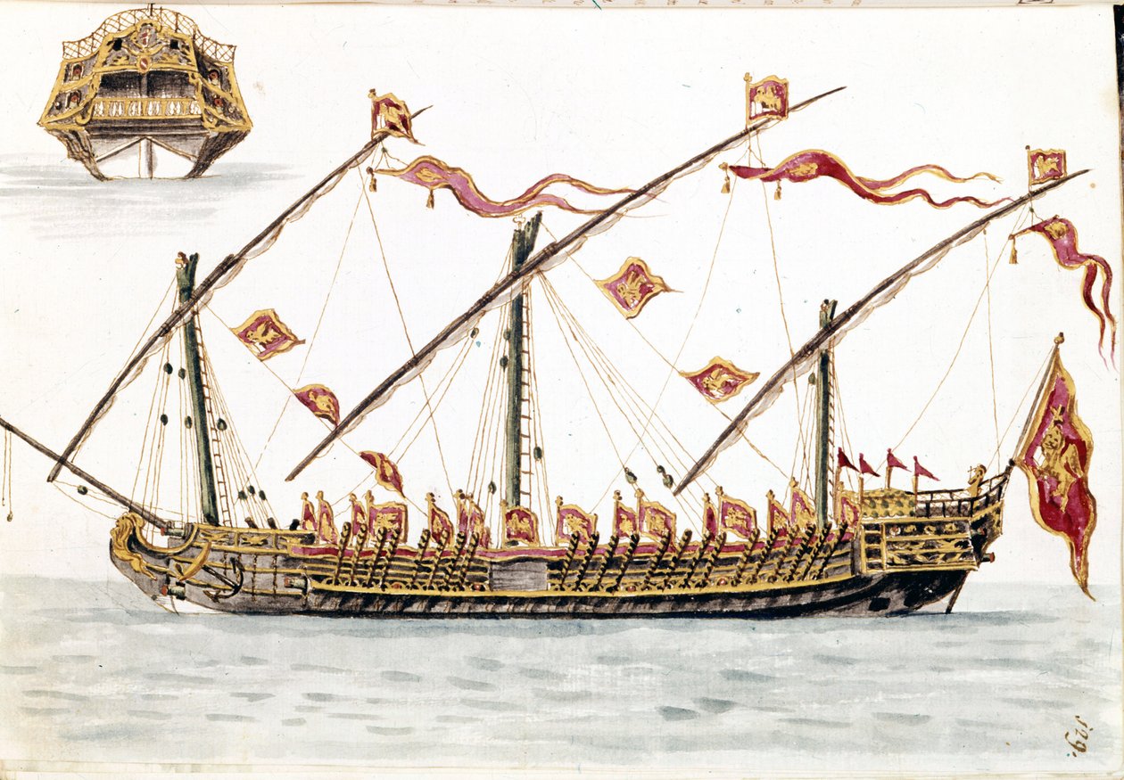 Velencei galesus. Akvarell rajz és tus Jan van Grevenbroeck (vagy Giovanni Grevembroch (Grevenbroch) (1731-1807) „A velencei szokások” című kéziratából alkotó: Jan van Grevenbroeck