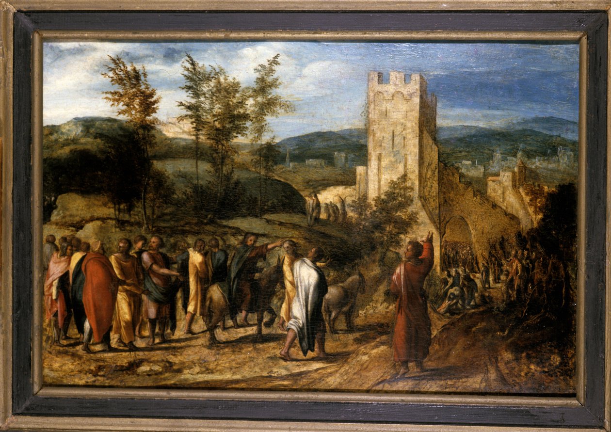 Krisztus belép Jeruzsálembe, 1551-1600 alkotó: Jan van Hemessen