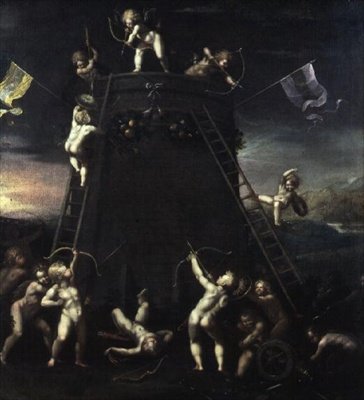 Az Ámor háborúja alkotó: Jan van Hoey