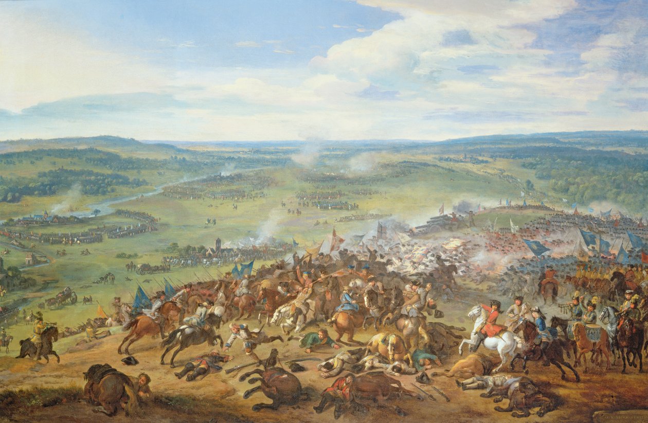 A blenheimi csata, Hochstadt közelében (Bajorország), 1704 alkotó: Jan van Huchtenburgh