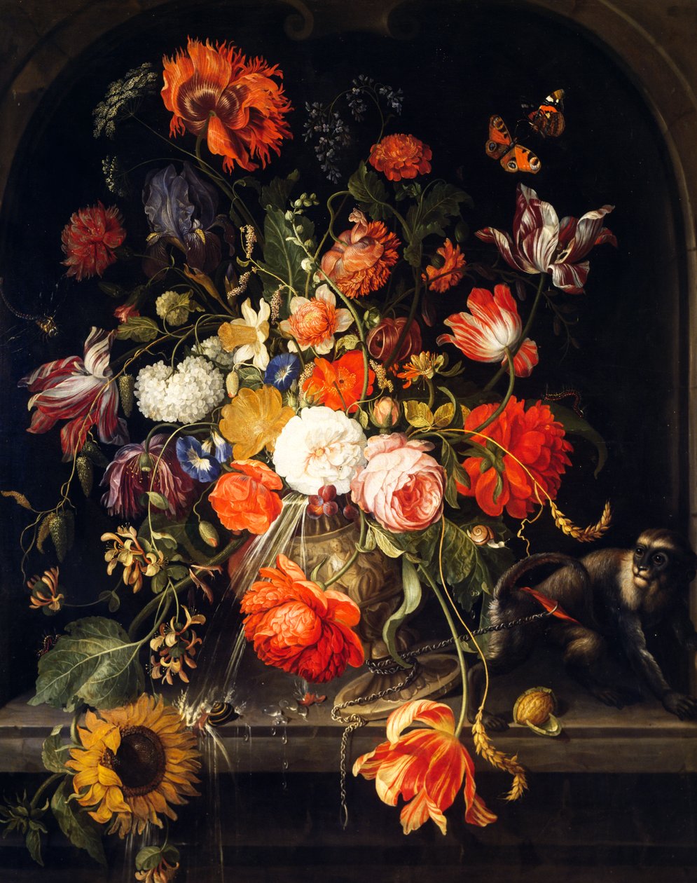 Virágok, Jan van Huysum (1682-1749) alkotó: Jan van Huysum