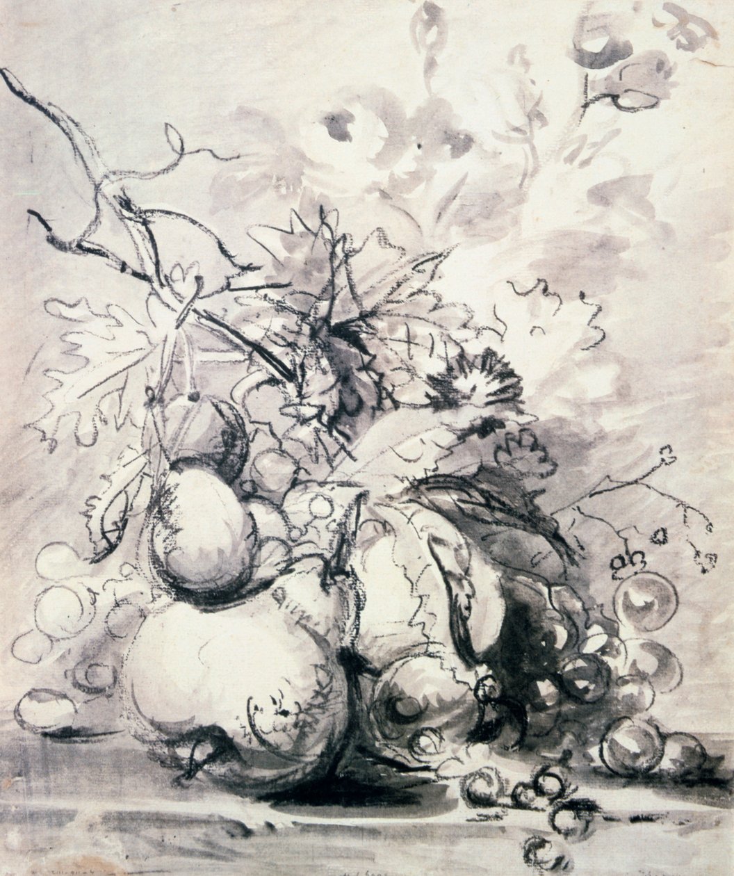 Gyümölcscsendélet, 1700-1749. alkotó: Jan van Huysum