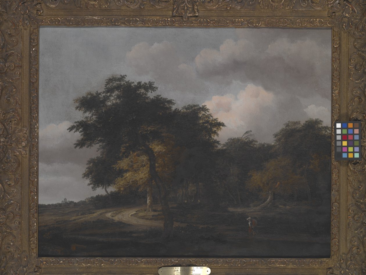 Tájkép Huis Ten Bosch-szal, 1660 körül (olaj, vászon) alkotó: Jan van Kessel
