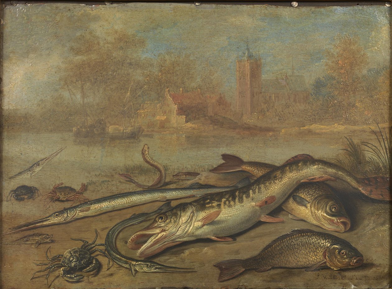 Halak és táj alkotó: Jan van Kessel the Elder