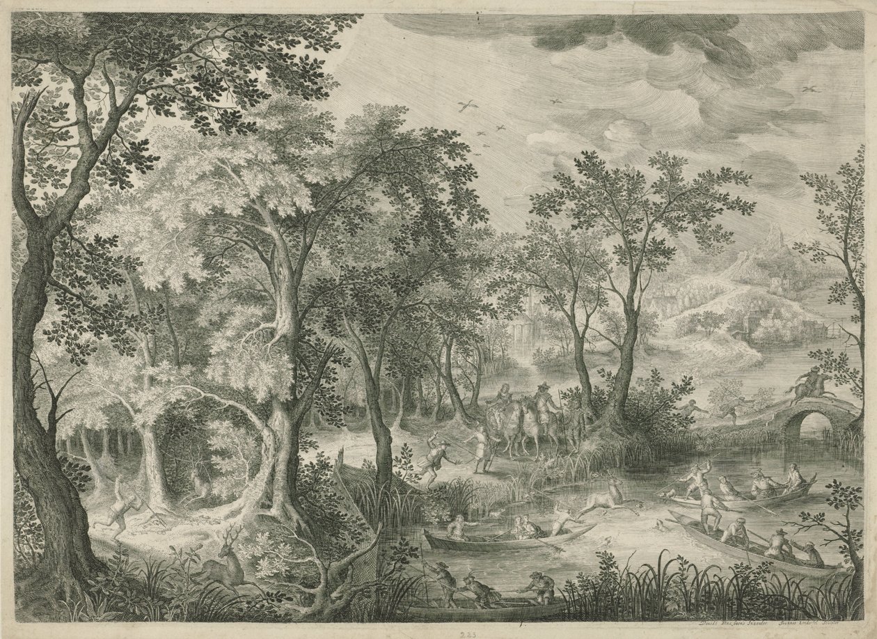 Szarvasvadászat alkotó: Jan van Londerseel