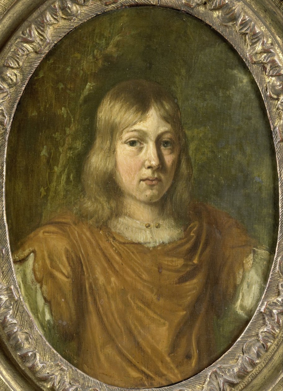 Egy fiatal férfi portréja alkotó: Jan van Mieris