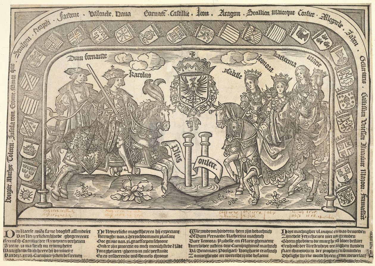 Szép Fülöp hat gyermeke: Kasztíliai Eleonóra, V. Károly, Ausztriai Izabella, I. Ferdinánd, Mária és Katalin, c. 1523 alkotó: Jan van Nieulandt