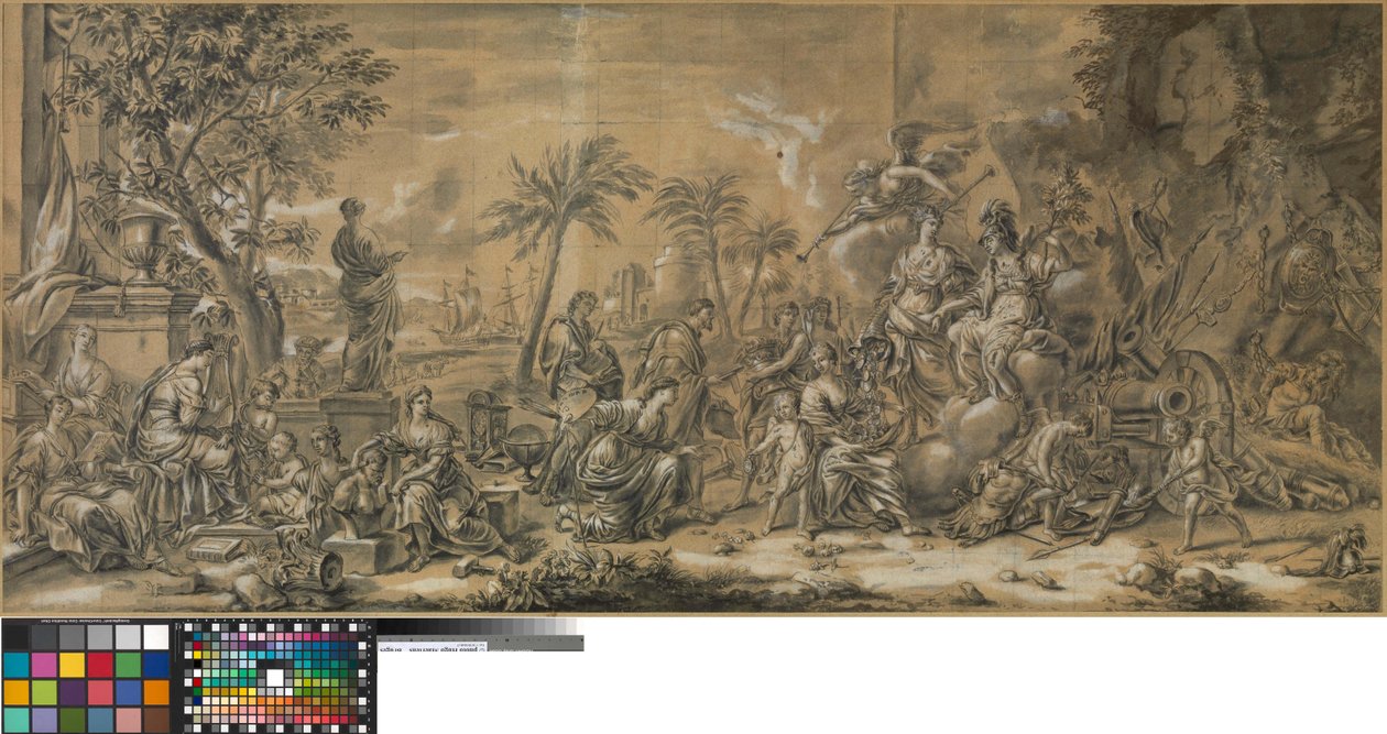 Minerva dicsőítése alkotó: Jan van Orley