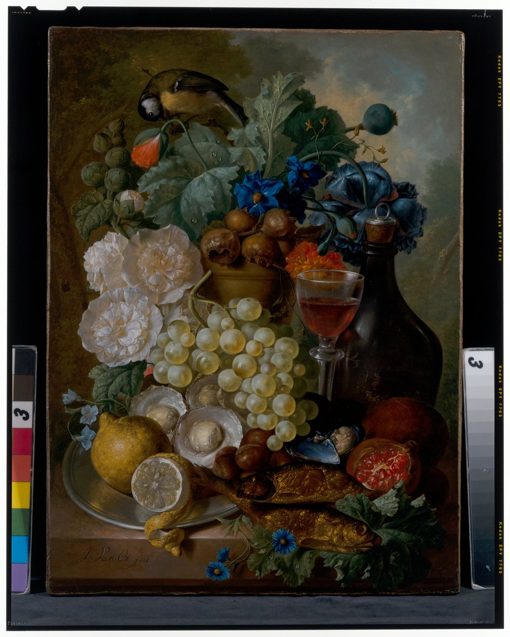 Still Life, c.18th century (oil on canvas) alkotó: Jan van Os