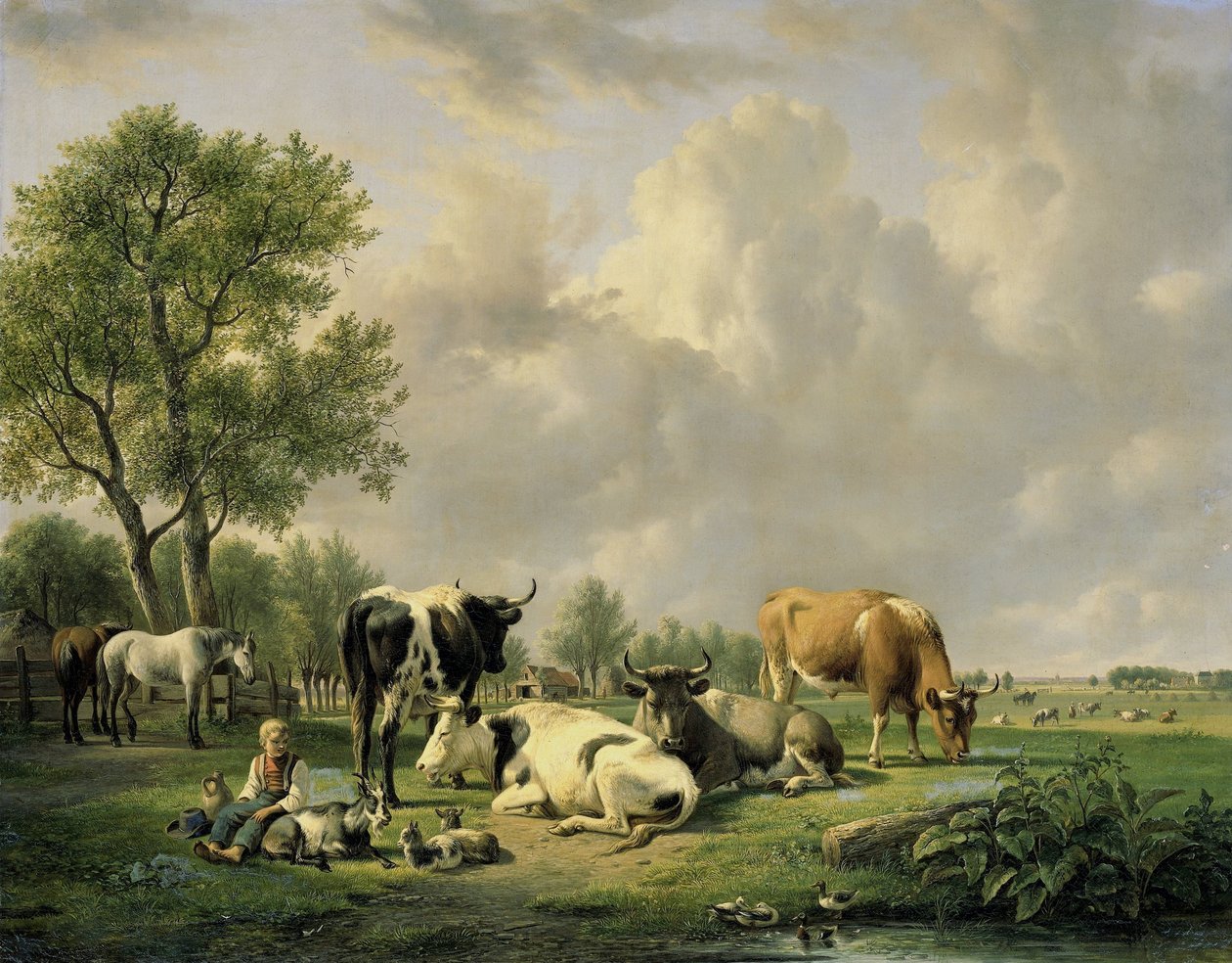 Rét állatokkal alkotó: Jan van Ravenswaay
