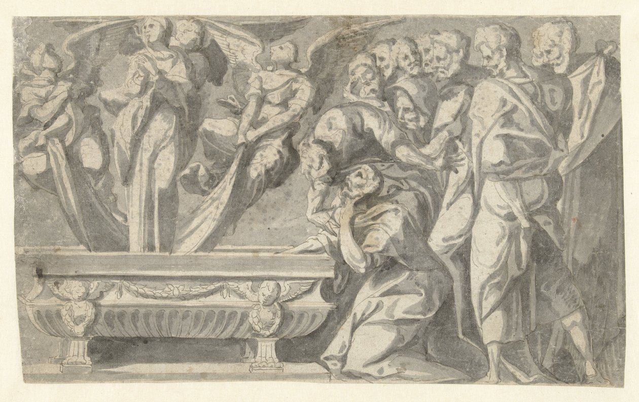 Mária mennybemenetele alkotó: Jan van Scorel (circle of)