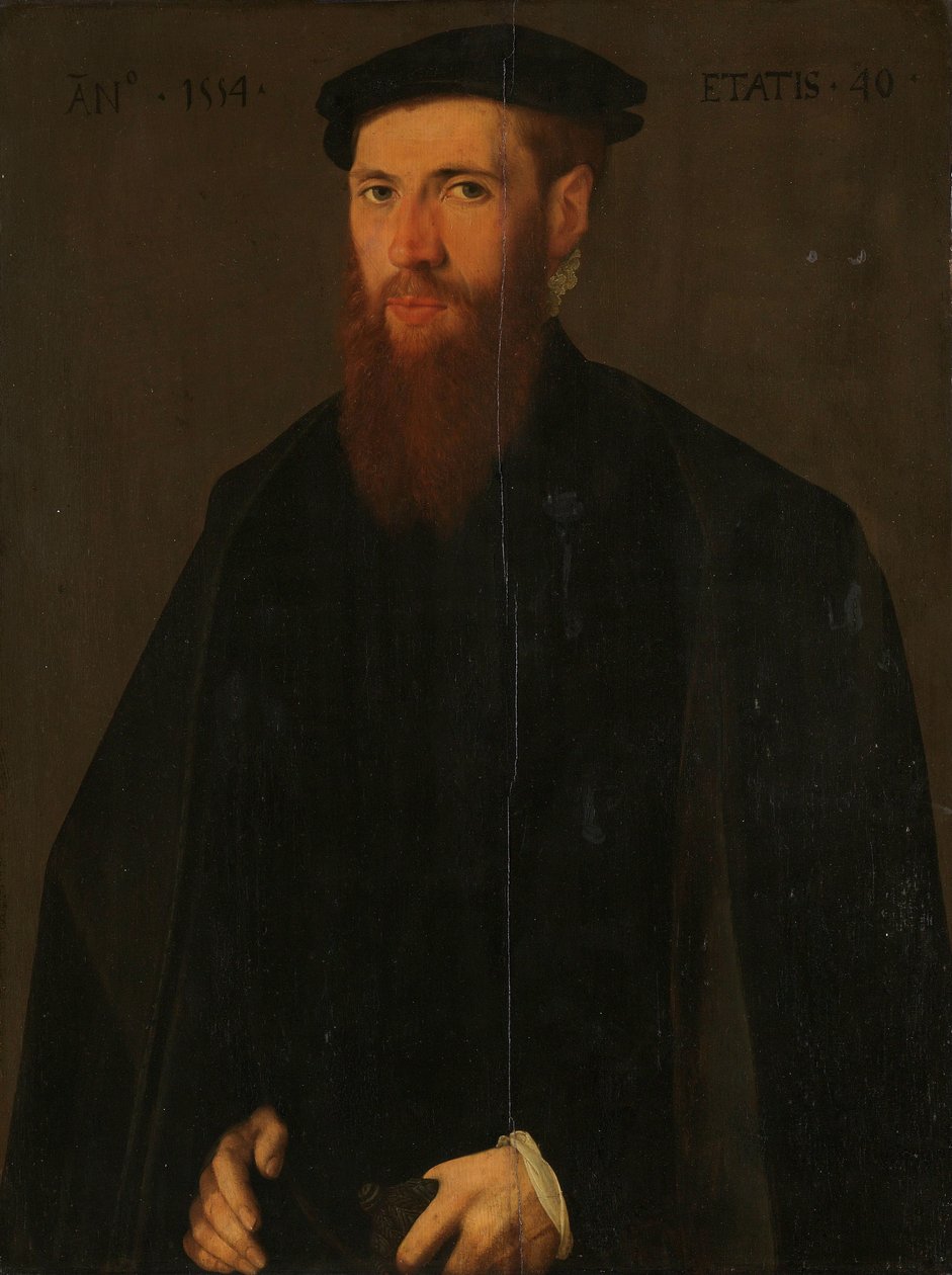 Willem van Lokhorst (1514-64) portréja alkotó: Jan van Scorel (copy after)