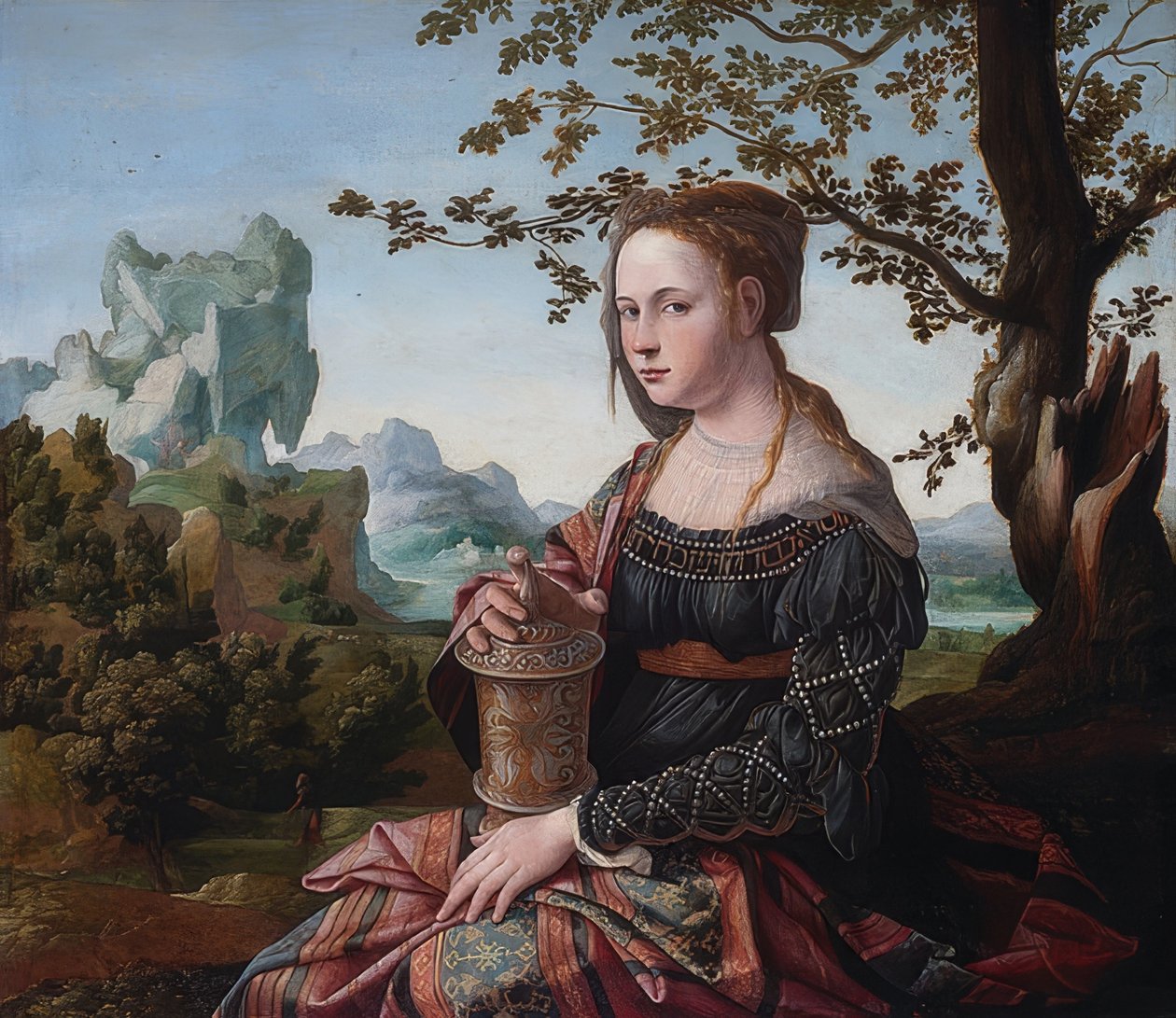 Mária Magdolna. 1530 körül alkotó: Jan van Scorel