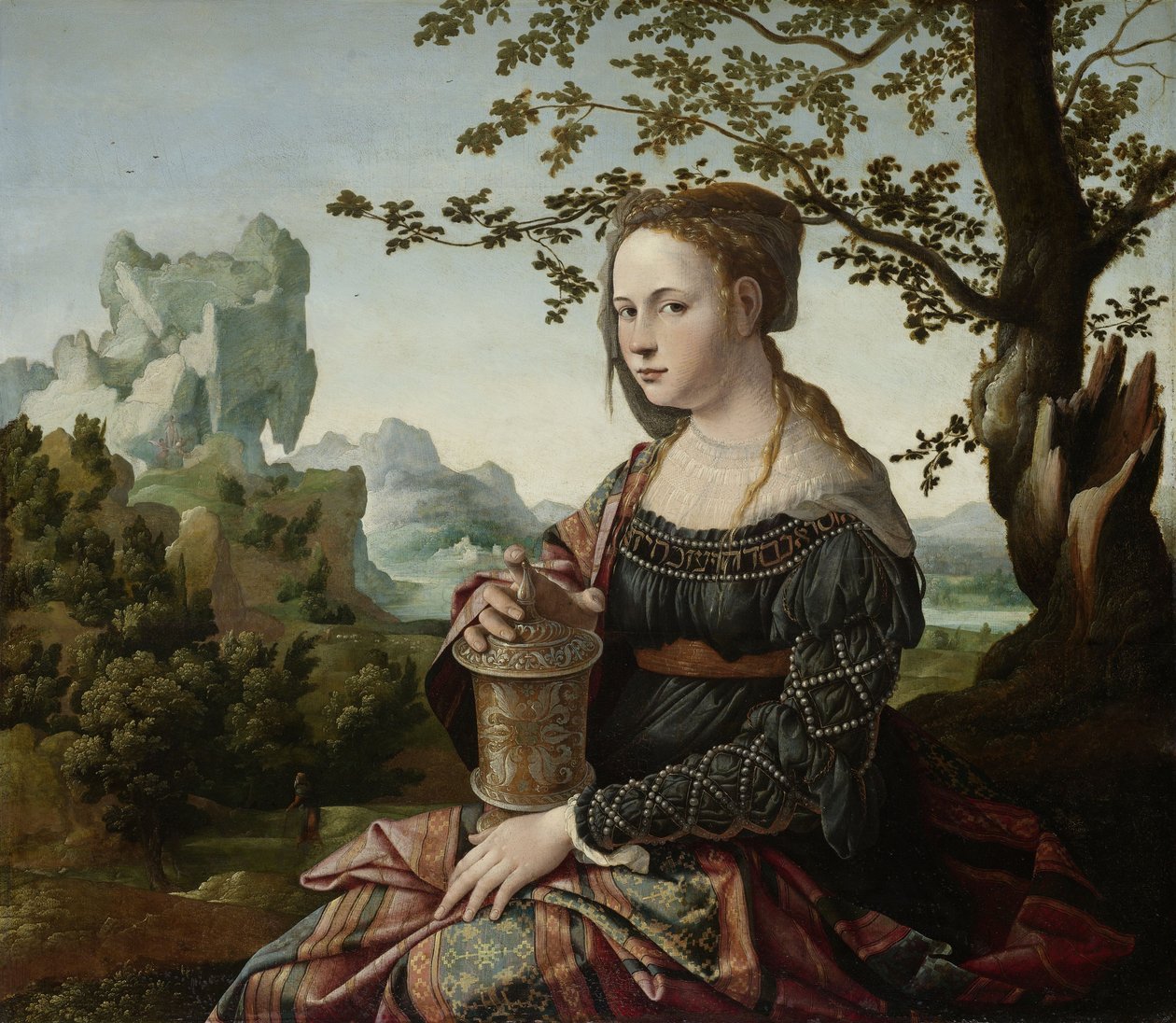 Mária Magdolna, 1530 körül (olaj, tábla) alkotó: Jan van Scorel