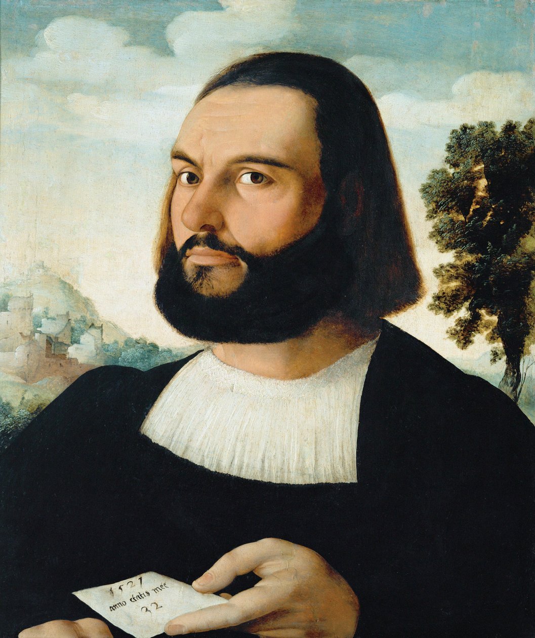 Egy férfi portréja ... alkotó: Jan van Scorel