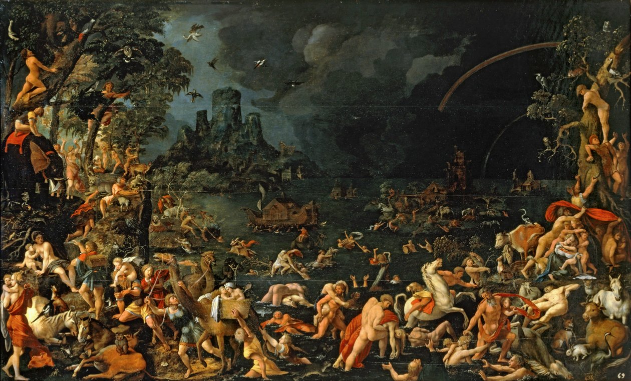 Az árvíz ... alkotó: Jan van Scorel