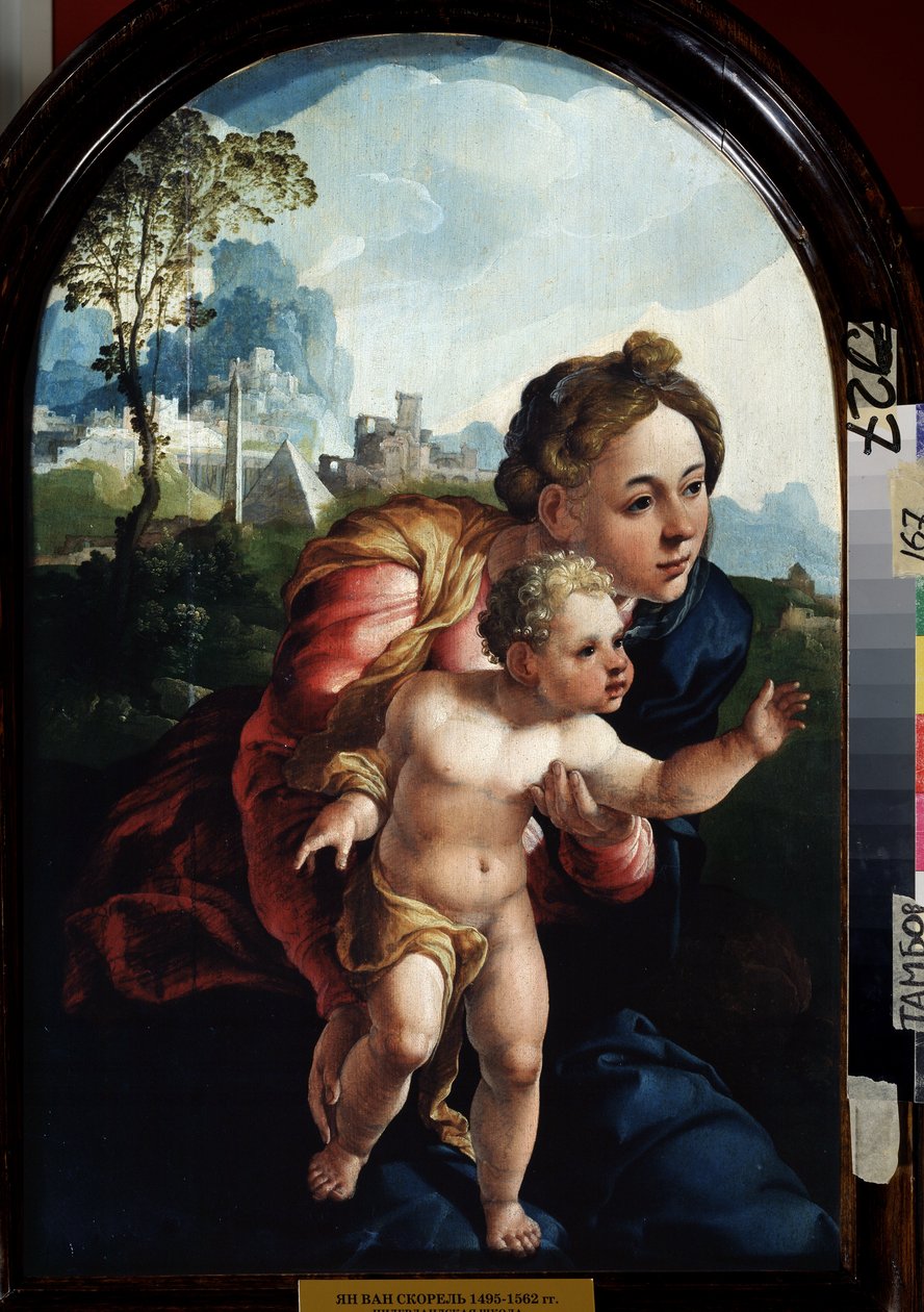 Szűz és gyermek, 1530 alkotó: Jan van Scorel