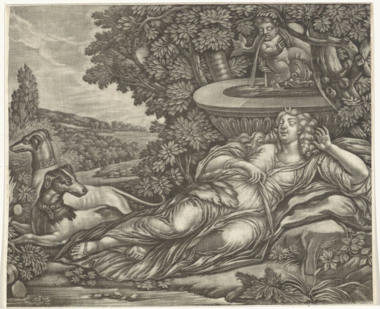 Alvó Diana alkotó: Jan van Somer (possibly)