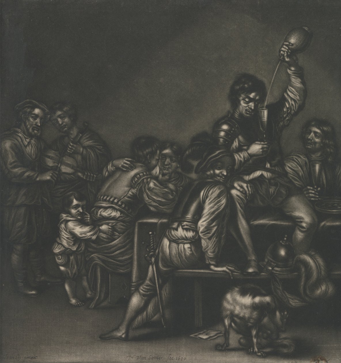 A bankett alkotó: Jan van Somer
