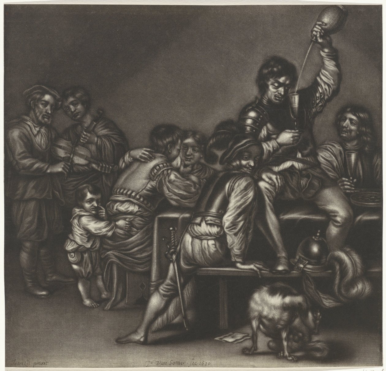 Boldog társaság alkotó: Jan van Somer