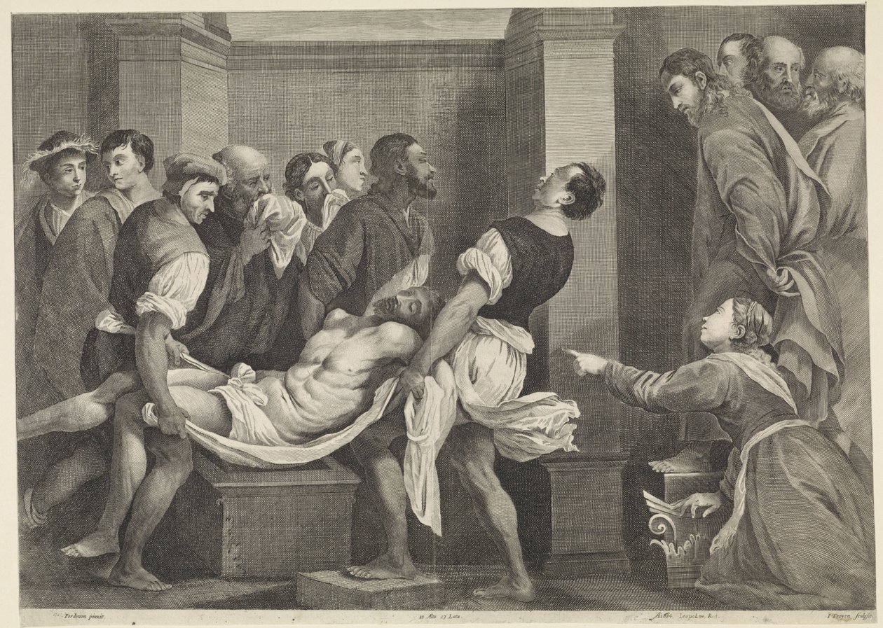 Lázár ébredése Képes Színház (sorozat címe) alkotó: Jan van Troyen