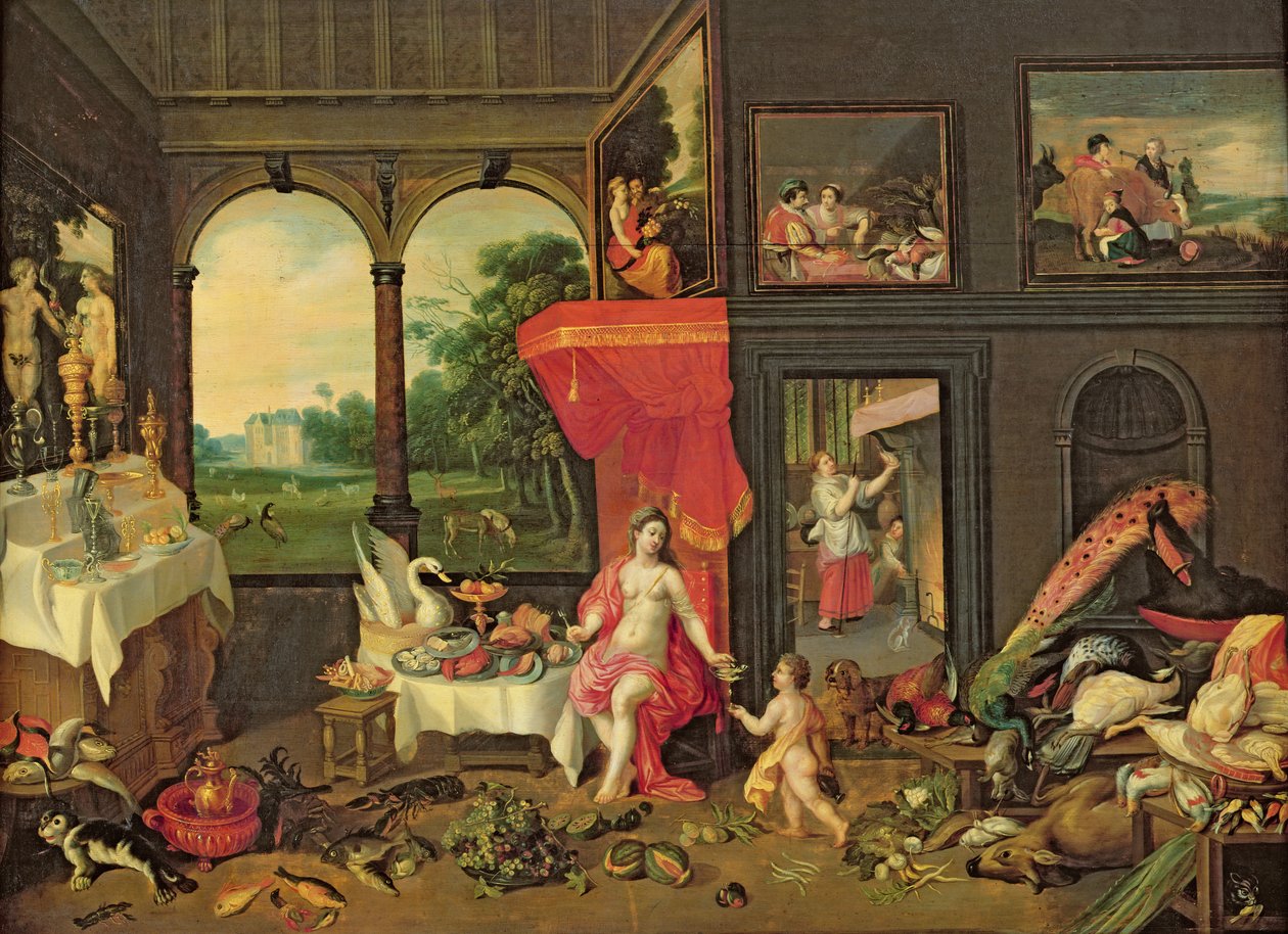 Ízlés allegóriája alkotó: Jan van and Balen, Hendrik van Kessel