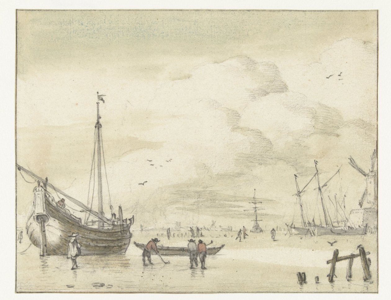 téli arc alkotó: Jan van de Cappelle
