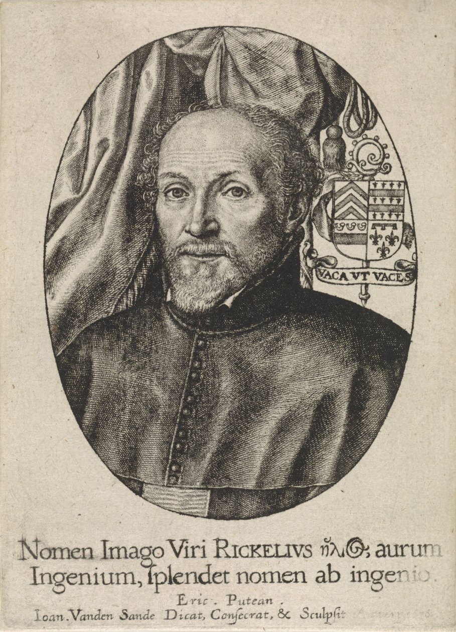Dionysius Ryckel teológus portréja alkotó: Jan van de Sande