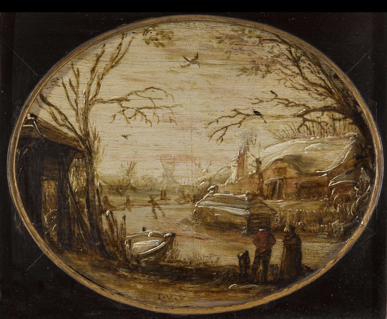 Téli táj alkotó: Jan van de Velde (II) (attributed to)