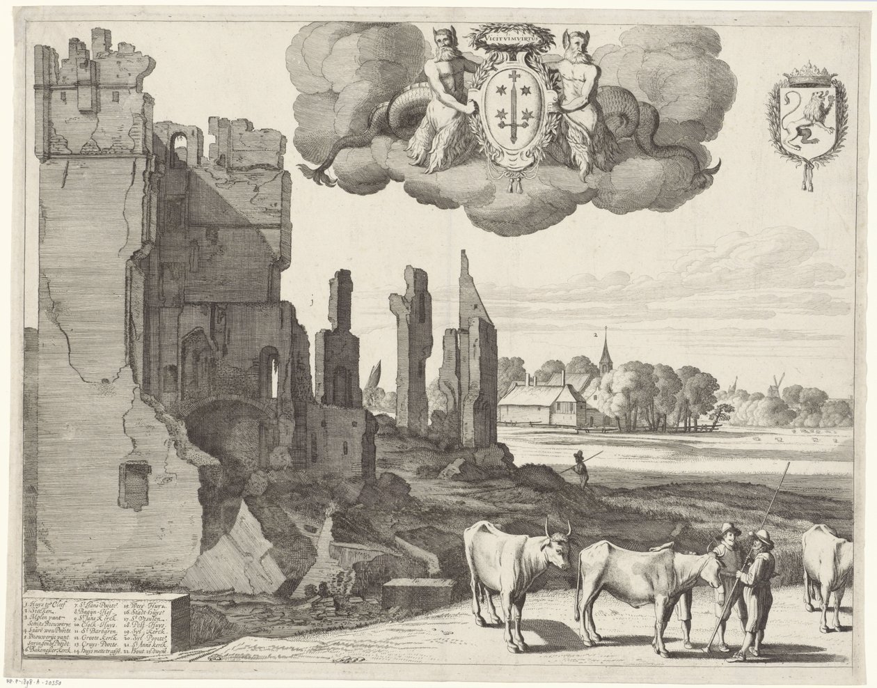 Haarlem látképe (bal oldal) haerlem alkotó: Jan van de Velde (II)