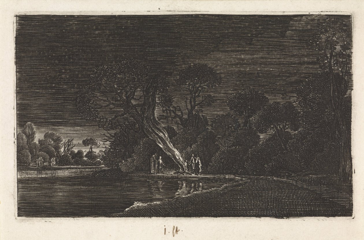 Táj a holdfényben alkotó: Jan van de Velde (II)