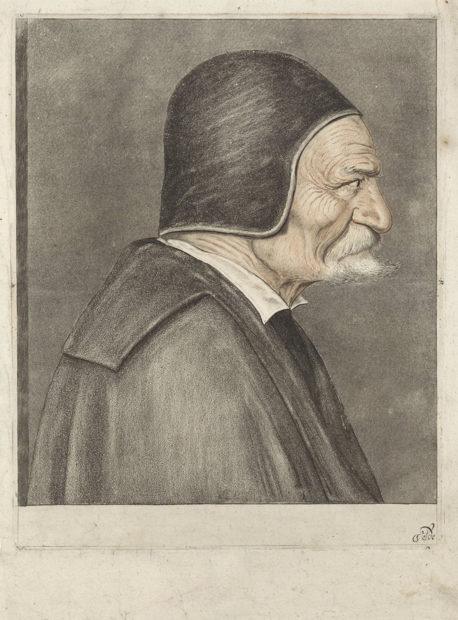 Egy idős férfi mellképe jobbra néz alkotó: Jan van de Velde (IV)