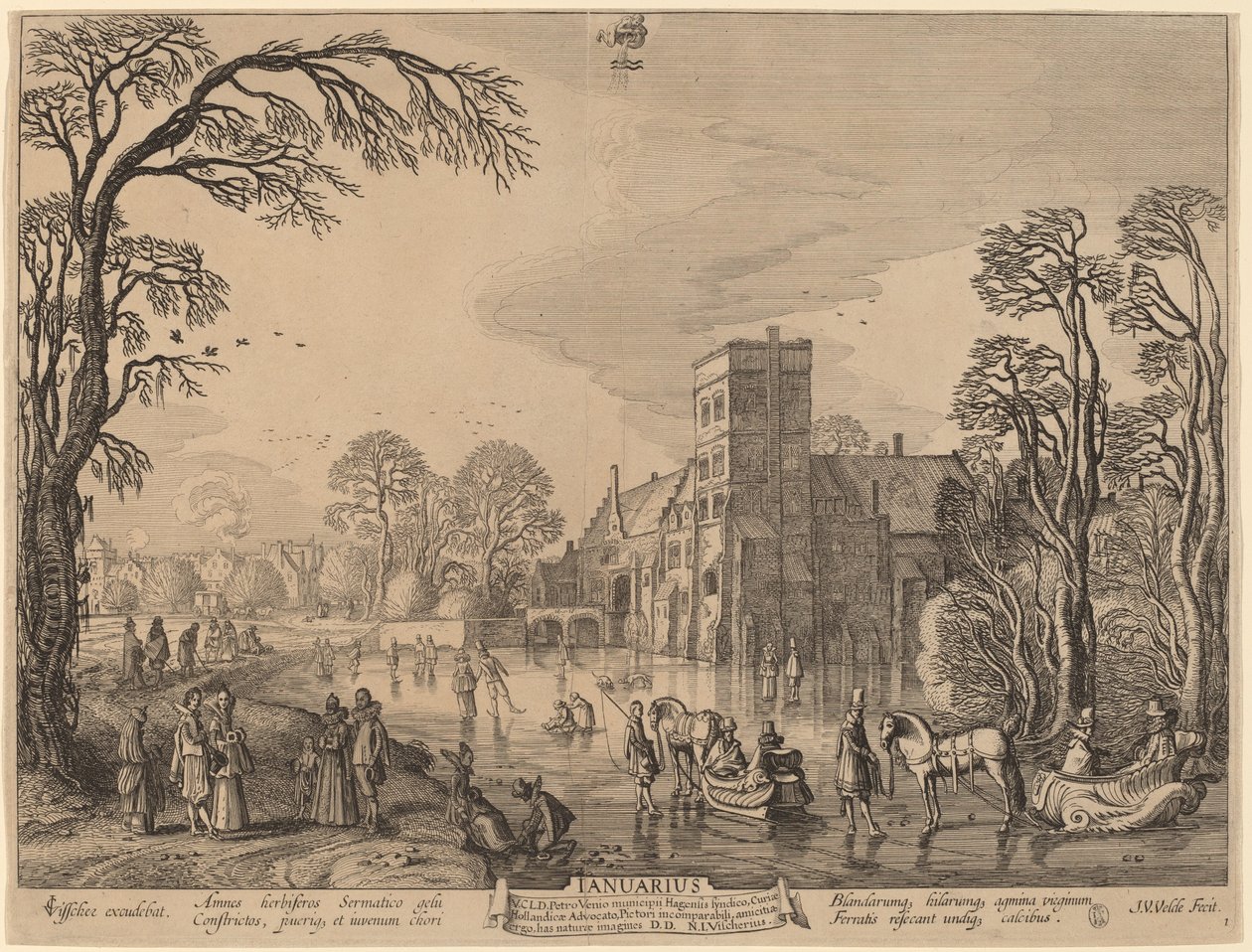 január alkotó: Jan van de Velde II