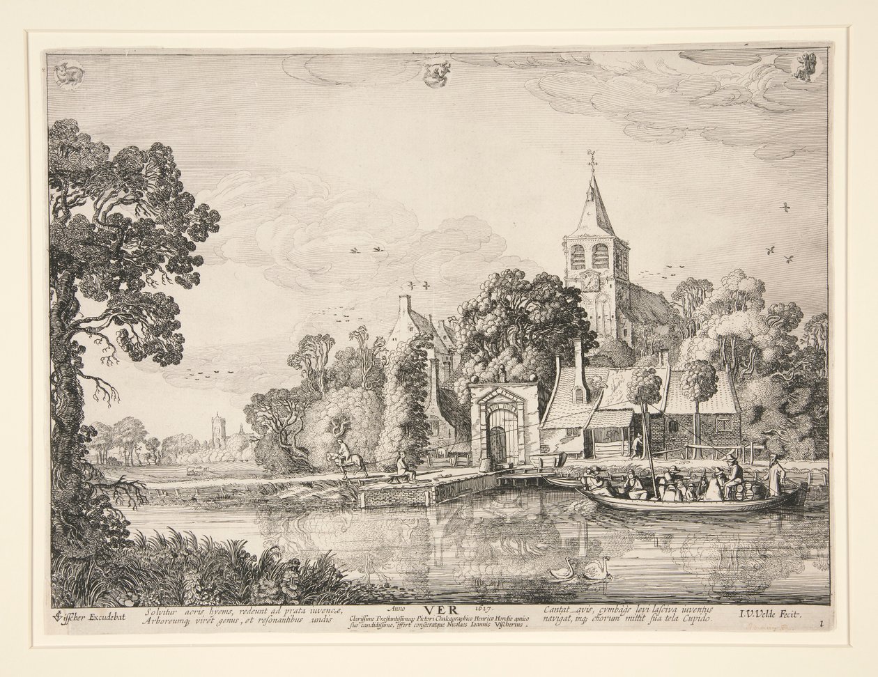 Tavasz, a négy évszak sorozatából alkotó: Jan van de Velde II